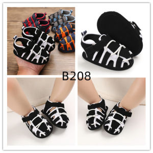 Baby Shoes Black Sandals 0-1 Years Old New Trend Toddler Shoes Soft Bottom Anti Slip Sandals for Kids Shoes for Boy Girls Affordable and High-quality 0-18 Months