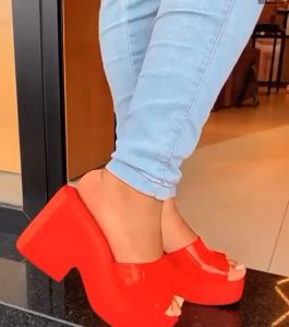MELISSA CLUBE FARROUPILHA ( SIZE 35/36 - 40 ) SANDAL HEELS CEWEK