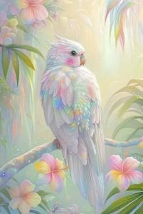 HUACAN Diamond Art Painting Bird Animal Mosaic Flower Handmade Full Square Round Drill 5d Diy Rhinestones Adult Crafts