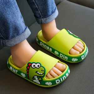 Besee | Non-slip Home Slippers for Boys and Girls with Dinosaur Design