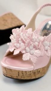 Sandal Anak Perempuan Wedges Tali Sampan Motif Mute - Pamstore