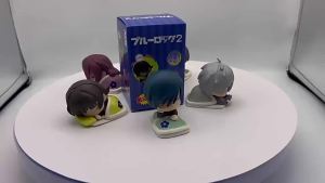 Bandai | In Stock Blue Lock Sleeping Style Blind Box Kawaii Mini Anime Action Figure Desktop Ornament Birthday Surprise Gifts For Fans