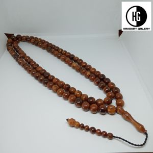 tasbih kayu kaokah 11mm asli dan original h409