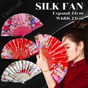 Silk Foldable Fan Hand Fan Chinese Classical Fans Gift