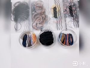 Set 100 Dây Buộc Tóc Hàn Quốc Dây Cột Tóc Hàn Quốc Người Lớn Trẻ Em