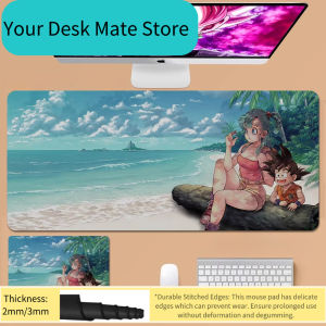 Bandai | High Definition Print Dragon Ball Anime Peripheral Son Goku Mouse Pad Vegeta Bulma Broly Oversized Keyboard Pad Office Tablemat