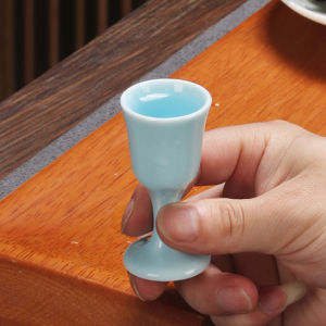 Cốc Đựng Rượu Vang Bằng Gốm Cỡ Nhỏ 10ml Cốc Đựng Rượu Vang Kiểu Cổ Tay Cầm Cao Dùng Trong Gia Đình