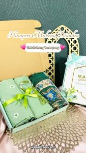 Hampers Diandra Mukena Rayon dan Sajadah Hampers Ramadhan Lebaran Idul Fitri Kado Cewek Kado Ulang Tahun Wisuda Anniversary
