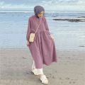 TUNIK POLOS RAYON WARNA HIJAU SAGE IMUT MANIS. 