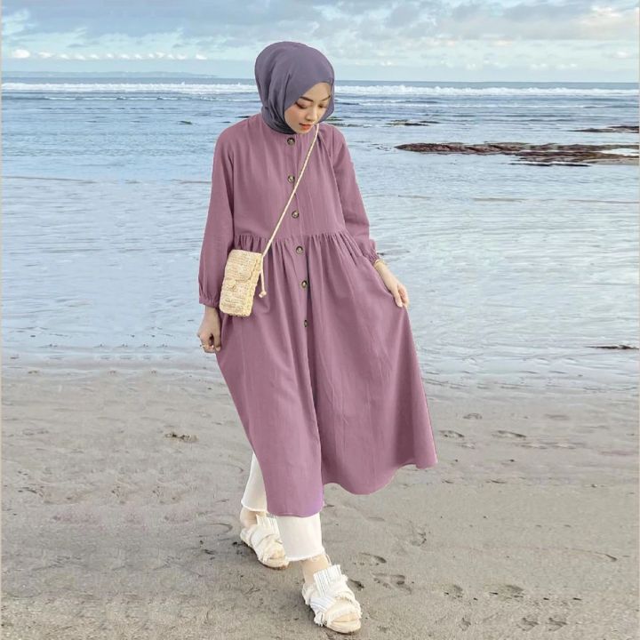 TUNIK%20POLOS%20RAYON%20WARNA%20HIJAU%20SAGE%20IMUT%20MANIS%20-%20Image%203