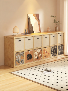 FWTDF | Solid Wood Bookshelf Modular Shelving Unit