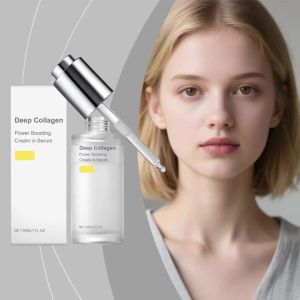 Deep Collagen Power Boosting Cream In Serum Korean Glass Skin Anti Aging Firming Plumping Hydrating Elasticity Nourish Ampoule