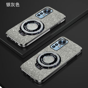 เคสโทรศัพท์ Xiaomi 12 Lite แบบใหม่ ดูดซับแม่เหล็ก 3 มิติ ป้องกันการตกหล่น ดีไซน์เก๋ไก๋ ด้านหลังนิ่ม ด้านในแข็ง