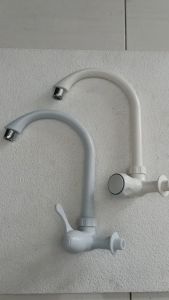 [ VIENA ] Kran Cuci Piring Keran Dapur Keran Angsa PVC Body Besar Oracle Kepala Engkol 66 & Bulat 88