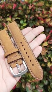 Tali Jam Tangan Kulit Custom Crazy Horse Warna Coklat Garansi 1 Tahun