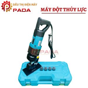 Máy Đột Thủy Lực MHP-20 Chạy Điện-Đột Dày 6mm-Công Suất 900W-Kèm Sẵn 5 Khuôn Đột