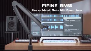 แขนจับไมค์ FIFINE BM66 BOOM ARM STAND สินค้าส่งจากไทย ขาจับไมค์ fifine bm66 boom ram