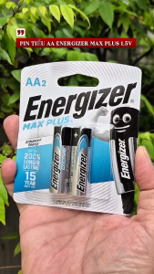 Vỉ 2 pin tiểu Energizer AA MAX PLUS 1.5V EP91 BP2 chính hãng