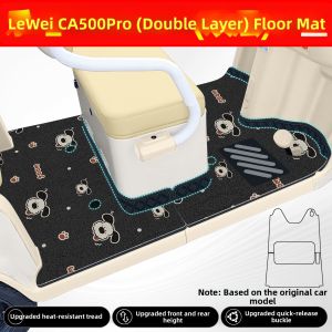 Tricycle Seat Cover & Foot Mat Decoration and Protection