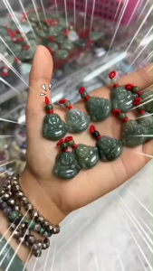 จี้พระสังกัจจายน์หยกเจไดต์