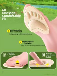 MICUI | Pressure Relief Soft Anti-Slip Half Insole