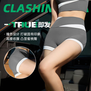 Luoke 5-Point Shark ผิวกางเกงผู้หญิง Letterpress ยืดหยุ่นกางเกงสําหรับนักปั่นเสื้อนอกฟิตเนสกางเกง