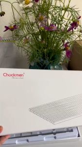 Set 10 đôi đũa inox 316 Chockmen đầu đũa có độ ma sát chống trơn trượt khi gắp đồ ăn đũa sạchvô trùng ckm59