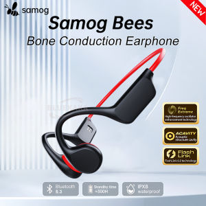 Bone Conduction Earphone 300Hours Standby Time IPX8 Waterproof Swimming BT5.3 32GB MP3 Player With Mic Music Sports Headphones