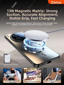 Zonca | Matte Magnetic Anti-Fingerprint Heat Dissipation Drop Resistant Vivo Phone Case