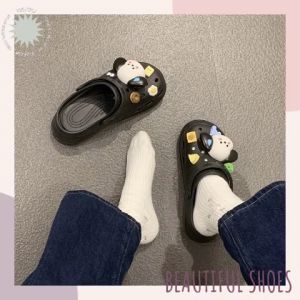 เลือกสินค้าแนะนำ รองเท้าเฟชั่นเกาหลี 5 สี ตัวติดน้องหมาสุดน่ารัก สายรัดส้น พื้นนิ่ม เเมทช์ได้ทุกลุค รีบซื้อเข้ามากันเลย