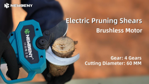 75MM Brushless Electric Pruner Shear 4 Gears Cordless Fruit Tree Pruning Scissors Cordless Pruning Shears Power Tools For Makita Battery Pin