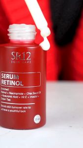 SR12 Serum Retinol Pencerah Wajah Glowing Penghilang Flek Hitam dan Jerawat Mengencangkan kulit