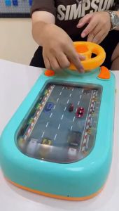 Racing Car Electronic Adventure Game Steering Wheel Driving Toy Children Simulation Vehicles With Music Sound For Kids Baby Gift