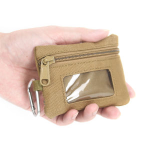 Original Japanese Style Canvas Zipper Wallet for Youth with Card Slot Coin Pocket Wear Resistant Outdoor Sports Storage Bag