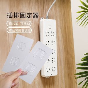 ตู้เสื้อผ้าแบบติดผนังแบบไม่ต้องเจาะ ช่องเสียบไฟฟ้าแบบหลายช่อง ชั้นวางอุปกรณ์เครือข่ายแบบหลายช่อง แผ่นติดแน่น แผ่นติดแน่นแบบไม่ทำลาย