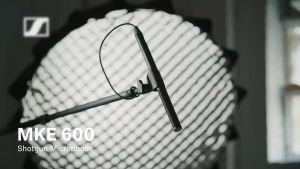 Sennheiser MKE 600 Shotgun Microphone Video Recording Professional
