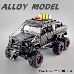 1:24 G63 YangWang U8 Model Car Toys Metal Diecast Ornament Off-road Vehicles Sound Light Doors Opened Pull Back for Boys Gifts