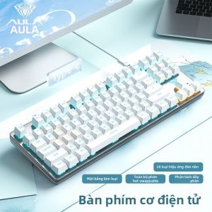 AULA | Bộ Bàn Phím Cơ và Chuột Đổi Switch Nóng Dùng Cho Gaming và Văn Phòng