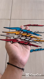 Stiker Emblem Akrilik Yamaha Mio Lancip acrylic MIo J sporty soul lancip berbagai warna