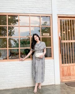 dress tenun baju kondangan style tenun indonesia