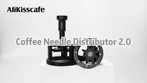 AliKisscafe WDT Kim Xoay Phân Phối Bột Espresso Có Thể Điều Chỉnh Độ Sâu 51mm/54mm/58mm Dụng Cụ Pha Cà Phê Cho Máy Delonghi Breville E61