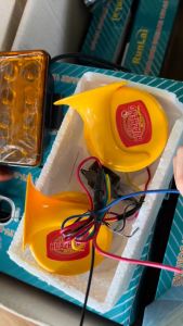 Còi Ngân Ô TÔ Xe Máy Kiểu Ốc Sên 8 Tiếng 12v-24v Loại Tốt: Âm Thanh Sắc Nét Độ Bền Vượt Trội