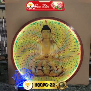 Hào Quang Cơ Phật Giáo A Di Đà Phật CHÂN THIỆN MỸ Đèn Trang Trí Bàn Thờ Cho Tượng Phật HQCPG-22
