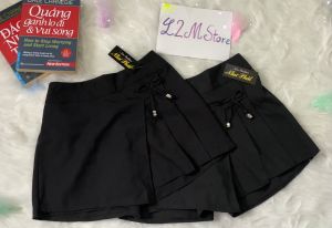 🔥[D003-2] Quần giả váy tuyết mưa lưng thun ĐÍNH NƠ hàng Quảng Châu cực HOT - kholenqc