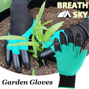 1PCS Garden Glove With Claws Dig Plant Weed Seed Effortlessly For Protect Your Fingers & Nails