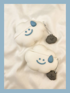 Cute Cartoon Cloud Silicone Protective Case for Apple AirPods Wireless Bluetooth Earphone Cover Compatible with AirPods 3 pro