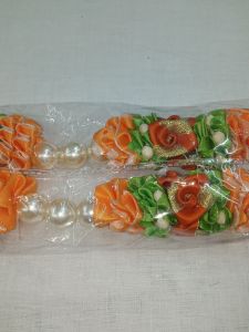Artificial Satin Beads Malai Garland for Photo Frame