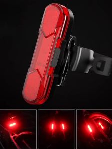 The High-brightness Safety Warning Tail Light for Bicycles Is Waterproof and Shockproof and Has A Wide Range of Applications