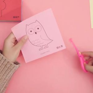 Childrens puzzle DIY origami material graphics fun Paper Cuttings manual