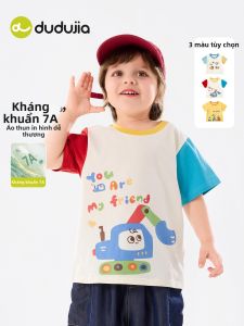 DUDUJIA | Áo Thun Trẻ Em Chống Khuẩn 7A